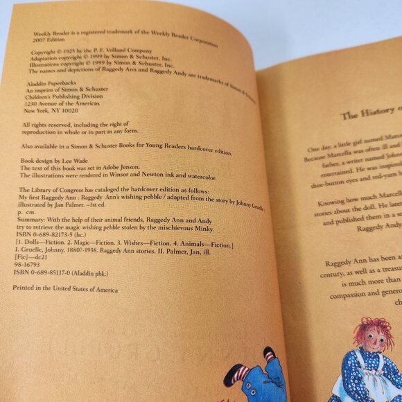 My First Raggedy Ann: Raggedy Anns Wishing Pebble Hardcover Book - Picture 8 of 10